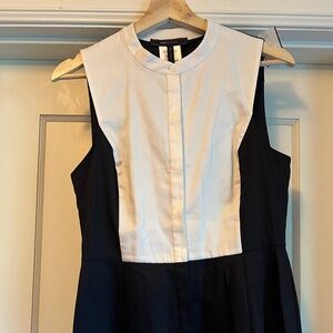 BCBG tuxedo blouse